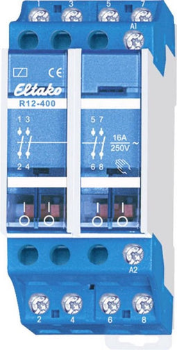 Eltako R12-400-230V Schakelrelais Nominale spanning: 230 V Schakelstroom (max.): 16 A 4x NO 1 stuk(s)