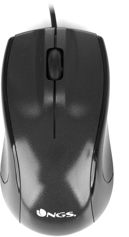 NGS MIST - Optische Muis - 1000 dpi - Zwart