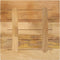 vidaXL - Tafelblad - vierkant - 60x60x2,5 - cm - massief - ruw - mangohout