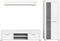 Furnilux Jam - Woonkamercombinatie - Praktische indeling - Wit - 35x235x159cm