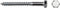 Schroefdoos CELO 8 x 70 mm 70 mm Ø 8 mm Verzinken (50 Stuks)