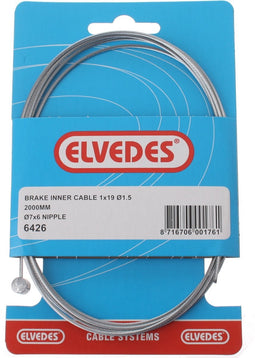 Elvedes Binnenremkabel Achter 6426 Tonnippel 2000 Mm Zilver