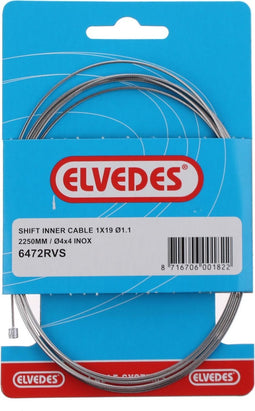 Elvedes Derailleur-binnenkabel 1,1 Mm Zilver 2250 Mm