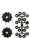 Elvedes derailleurwieltjes wieltjes 2x10 tanden