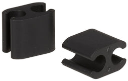 Elvedes kabelclips duo pvc 4,1 mm + 5,0 mm zwart (50 stuks)