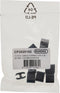 Elvedes kabelclips duo zwart 4,1+5mm zwart (p/10) CP2020102