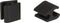 Elvedes kabelclips duo zwart 4,1+5mm zwart (p/10) CP2020102