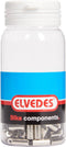 Elvedes Kabelhoedje 4,3 - 4,75 Mm Messing Zilver 150 Stuks