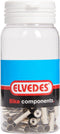 Elvedes Kabelhoedjes 5 X 14 Mm Messing Zilver 100 Stuks