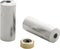 Elvedes Kabelhoedjes 5 X 14 Mm Messing Zilver 100 Stuks