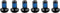 Elvedes one piece rotor 160mm 85g 6 gaats+bout rood 2015196