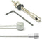 Elvedes rem binnenkabel rvs 2 nippels +inbus draadeind