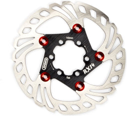 Elvedes Remschijf 140 Mm 6 Gaats Zilver/zwart Staal