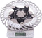 Elvedes Remschijf 140 Mm 6 Gaats Zilver/zwart Staal