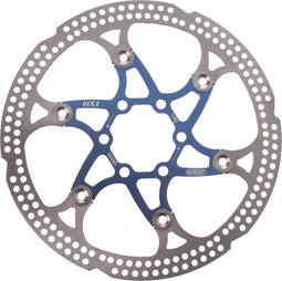 Elvedes Remschijf 160 Mm 6 Gaats Staal Zilver/blauw