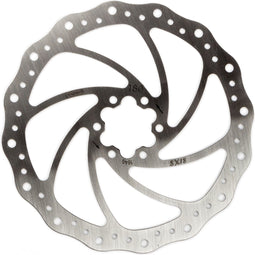 Elvedes Rotor Sx18 Remschijf 180 Mm 6 Gaats Rvs Zilver