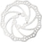 Elvedes Rotor Sx18 Remschijf 180 Mm 6 Gaats Rvs Zilver
