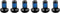 Elvedes Rotor Sx18 Remschijf 180 Mm 6 Gaats Rvs Zilver