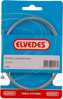 Elvedes schakel binnenkabel 2m nippel 5x6 6408 bromfiets