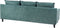 ELVENES - Hoekbank - Blauwgroen - Linkszijdig - Fluweel