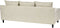ELVENES - Hoekbank - Lichtbeige - Linkszijdig - Polyester