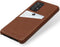 Selencia Hoesje Geschikt voor Samsung Galaxy A52 (4G) / A52s / A52 (5G) Hoesje Met Pasjeshouder - Selencia Vayu Vegan Lederen Backcover - Bruin