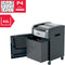Rexel Momentum Extra XP418+ Ultrstille Papierversnipperaar voor Kantoor - P-4 Snippers - Vernietigt tot 18 Vellen - Zwart