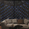 vidaXL Kerstnetverlichting 306 LED's binnen en buiten 3x3 m blauw
