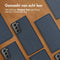 Accezz Samsung Galaxy S21 - Book Case - Echt Nappa leer met pasjeshouder - Donkerblauw