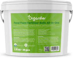 EM Vijverballen met plantvoeding (20 stuks – voor 1 jaar plantvoeding) Voor gezonde en weerbare Vijverplanten - Organifer