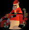 vidaXL - Kerstman - opblaasbaar - LED - 156 - cm