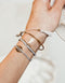 Scmyk BG-261 - Armband - Goud plated met gevlochten sluiting - Goudkleurig