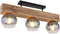 Globo Moitas - Plafonniere - 3 lichtpunten - Hout - Naturel - E27 - 15656-3D
