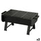 Barbecue Draagbare Aktive Staal 45 x 25 x 30 cm Zwart (2 Stuks)