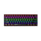 HXSJ V900 - Bedraad Mechanisch Gaming Toetsenbord - RGB - Blue Switch - 61 Keys - QWERTY - Zwart