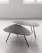 DTP Home Coffee table Plectro Earth, set of 2,38x90x50 cm (color: Fudge) / 34x100x60 cm (color: Pepper), mortex