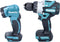 Makita 5-in 1 accu combiset, schroefboor, cirkelzaag, reciprozaag, haakse slijper, zaklamp 18 Volt 5,0 Ah