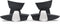 Bugaboo Bee5 Adapter - Britax-Römer® Autostoel - Click-and-go Systeem - Zwart