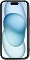 Apple iPhone 15 - Back Cover - Schokabsorberend TPU met Kaarthouder - Zwart