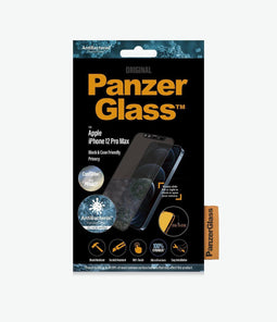 PanzerGlass iPhone 12 Pro Max - Gehard Glas Privacy Screenprotector - Case Friendly - Zwart