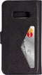 Mobiparts hoesje geschikt voor Samsung Galaxy S10e - Wallet/Boekhoesje - Eco Leer - Magneet Sluiting - Opberg vakken - Zwart