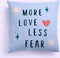 Kussenhoes HappyFriday Aware Meow love Multicolour 50 x 50 cm 2 Onderdelen