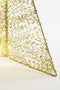House of Seasons Kerstdecoratie Boom - L35 x B35 x H79 cm - 30 LED lampjes - Goud