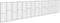 vidaXL - Schanskorfmuur - met - deksels - 900x50x200 - cm - gegalvaniseerd - staal