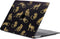 Lunso Geschikt voor MacBook Air 13 inch M1 (2020) cover hoes - case - Leopard Black
