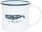 Emaille beker walvis wit 5x5 - BATELA