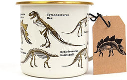 Emaille Mok met dino's