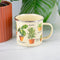 Emaille mok met planten - Gift Republic
