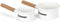 Emaille saus pan wit 0,5L