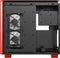 Montech KING 95 PRO - ATX Behuizing - Gebogen Glazen Voorpaneel RGB - Rood